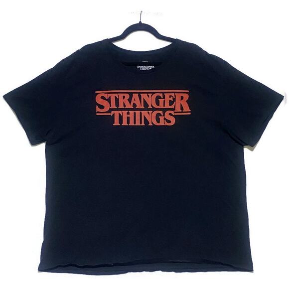 Netflix Stranger Things T-Shirt Men's Size 3XL Black Short Sleeves - Picture 1 of 7